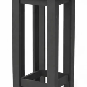 Gora Tabure - 40cm - Bar Sandalyesi - Bar Taburesi - Antrasit
